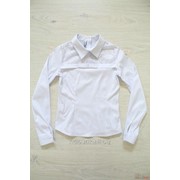 Блуза для девочки с гипюровой кокеткой Ahsen Morva Ак154 Э фотография