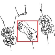 Пластина соединительная кардана для бульдозера Shantui SD16 фото