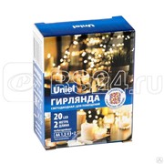Гирлянда LED на батарейках ULD-S0200-020/SСB/2AA MULTI IP20 DEW 2AA (не фото