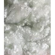 Синтетическое полиэфирное волокно из пэт (вторичное) фото