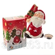 Лампа новогодняя со свечой “Дед Мороз/Снеговик“ (керамика) (5145886) фото