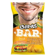 Картофельные чипсы “ChipasBar“ со вкусом чизбургера фото