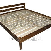 Кровать двуспальная ЕКО люкс 160/190 (каштан) фото