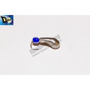 Мормышка вольфрамовая DISKUS Чесночинка отверстие КОЗА d3.0 мм, никель фото