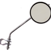 Зеркало 5-271018 плосокое круглое D=80мм регул. кольц. крепление (10) серебр. фотография