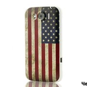 Чехол пластиковый для HTC Sensation XL флаг США фото