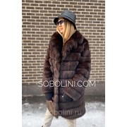 Шуба из лесной куницы под соболя баргузин фото