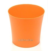 Горшок пластиковый “Фиалка“ оранжевый DOF 14 фотография