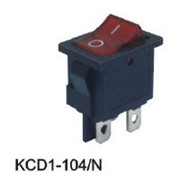 Переключатель KCD1-104/N неон 12v