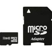 Карта памяти eXceleram 32Gb microSDHC class 10 с адаптером SD (MSD3210A) фото