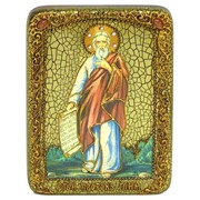 Подарочная икона Пророк Илия Фесфитянин на мореном дубе фото