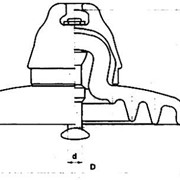 Изолятор подвесной фарфоровый ПФ70-Д