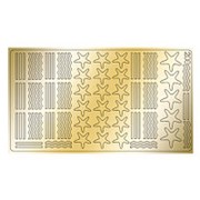 Freedecor, Металлизированные наклейки №208, золото фотография