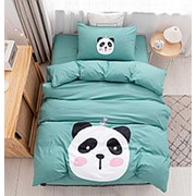 Детское постельное белье Mency Зеленый 1.5 спальный фото