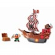 Игровой набор Приключение пиратов. Битва за остров корабль с красным парусом пираты сокровища фото