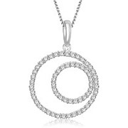 Кулон прекрасный с бриллиантами I1/G 0,70Ct фото