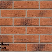 Клинкерная плитка 240 х 9 х 71 мм, terracota rustico carbo, терракота структура формбек, угольный нагар R228NF9 фото
