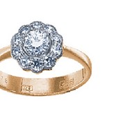 Кольца с бриллиантами, Кольцо Артикул 10168 фото