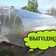 Теплица Сибирская 40Ц-0,67, 8 метров, из замкнутого профиля 40*20, шаг 0,67 м фото