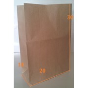 Пакет бумажный размер 30х20х10 см фото
