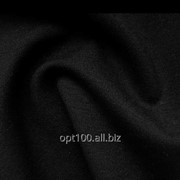 Французский трикотаж однотонный, цвет черный фото