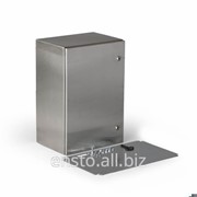 Шкаф настенный Cubo размер 400 x 600 x 300 мм, глухая стенка, нержавеющая сталь AISI 316L, E932 фотография