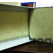 Сэндвич-панели (сендвич панели пенополиуретан (ППУ), пенополистирол (ППС), минеральная вата) фото