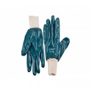 Перчатки Зубр Мастер рабочие с манжетой, с полным нитриловым покрытием, размер M 8 фотография
