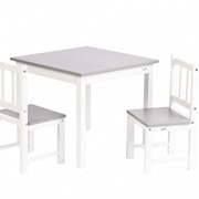 Комплект мебели Geuther Игровая мебель Activity (стол, 2 стула), белый/серый