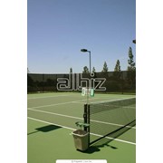 Строительство теннисных кортов фотография
