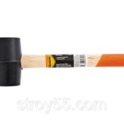 Киянка резиновая, 225 г, черная резина, деревянная ручка// SPARTA