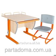 Набор школьной мебели Дэми СУТ.14-01 клен/оранжевый со стулом фото