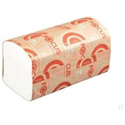 Полотенца бумажные листовые "Premium FOCUS", V сложения, 2 слоя, 23х23 см., 200 л./15 пачек в коробке