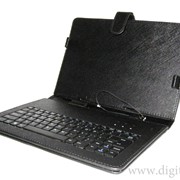 Чехол с клавиатурой 7 дюймов для планшетного компьютера черный