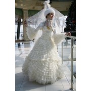 Прокат свадебных казахских платьев на кыз узату той. фото