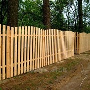 Забор деревянный 1007 фото