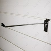 Крючок металлический на экономпанель 250мм, d.6мм, хром, F293c/6 (K06) фотография
