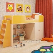 Детская кровать чердак “Апельсин“ фото