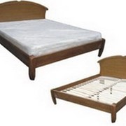 Деревянная кровать "Чайка-овал"