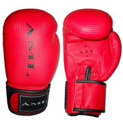 Перчатки боксерские ПВХ 6 унций, красные AML фото