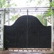 Ворота кованые фото