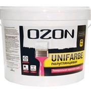 Эмаль 9 л OZON UniFarbe-interior база С полуглянцевая ВДАК 157