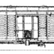 Перевозки грузовые крытыми вагонами - 4-осный цельнометаллический
