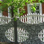 Забор бетонный фактура
