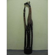 Пара Жирафов в крапинку на подставке 150 см - резьба, арт. 448222