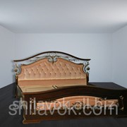Кровать Спальня Венеция, опция Стандарт, дуб, художественное литье бронзой фото