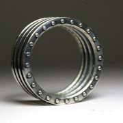Серебряное мужское кольцо “Сromatic“ от WickerRing фотография