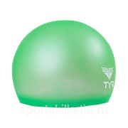 Шапочка для плавания Wrinkle Free Junior Silicone Cap, силикон, LCSJR/326, зеленый фото