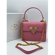 Женская сумка PRADA - (розовая) фотография