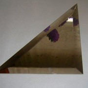 Зеркальная плитка Треугольник с фацетом Бронза